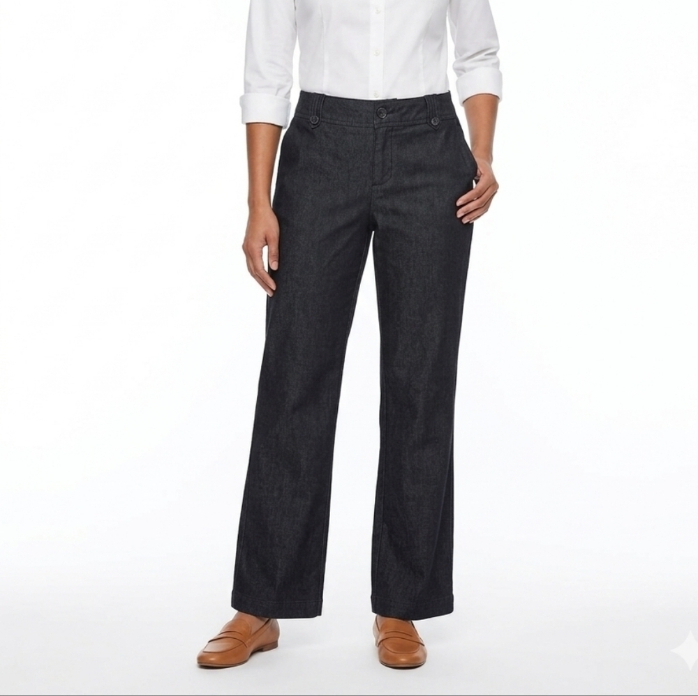Henitage Fit Bass Women's Black Boot Cut Jeans